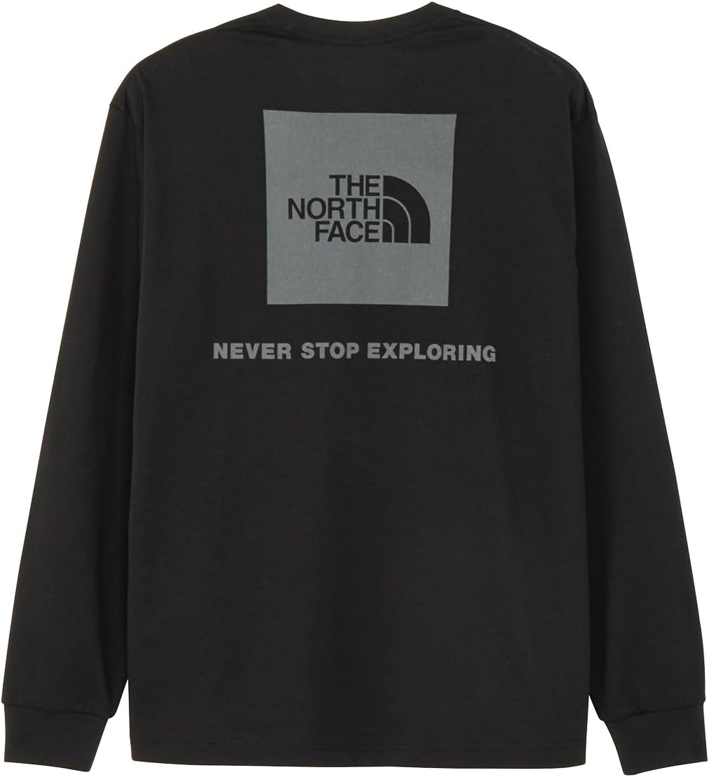 

Мужская футболка с длинным рукавом THE NORTH FACE с квадратным логотипом на спине, черный