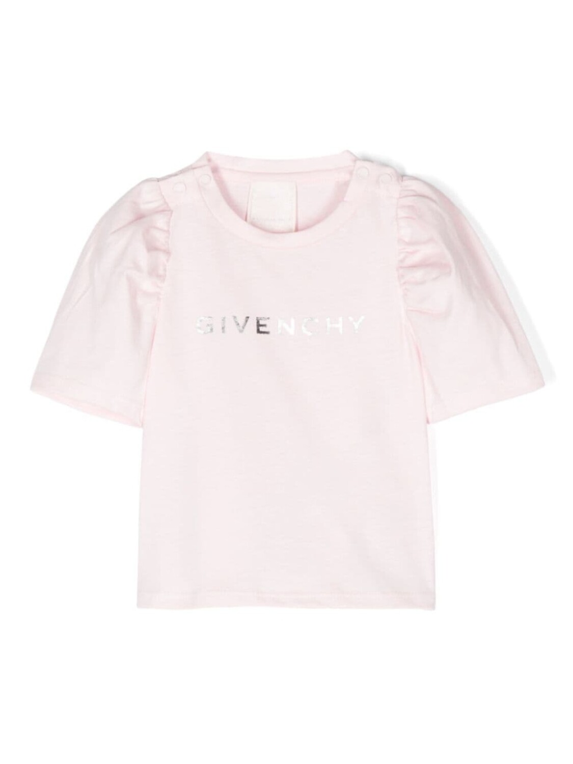 

Givenchy Kids футболка из хлопка с логотипом, розовый