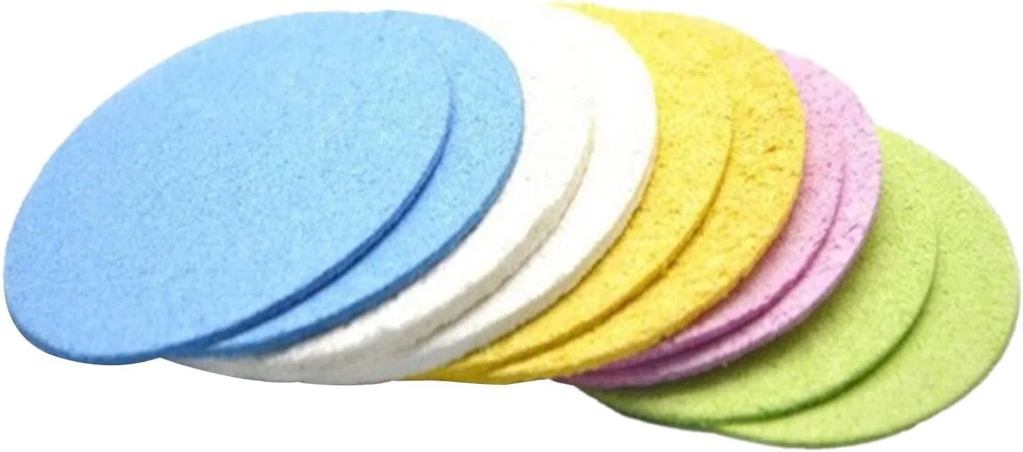 Спонж для умывания Compressed Facial Sponge Generic 10 шт. диаметр 8.5 см