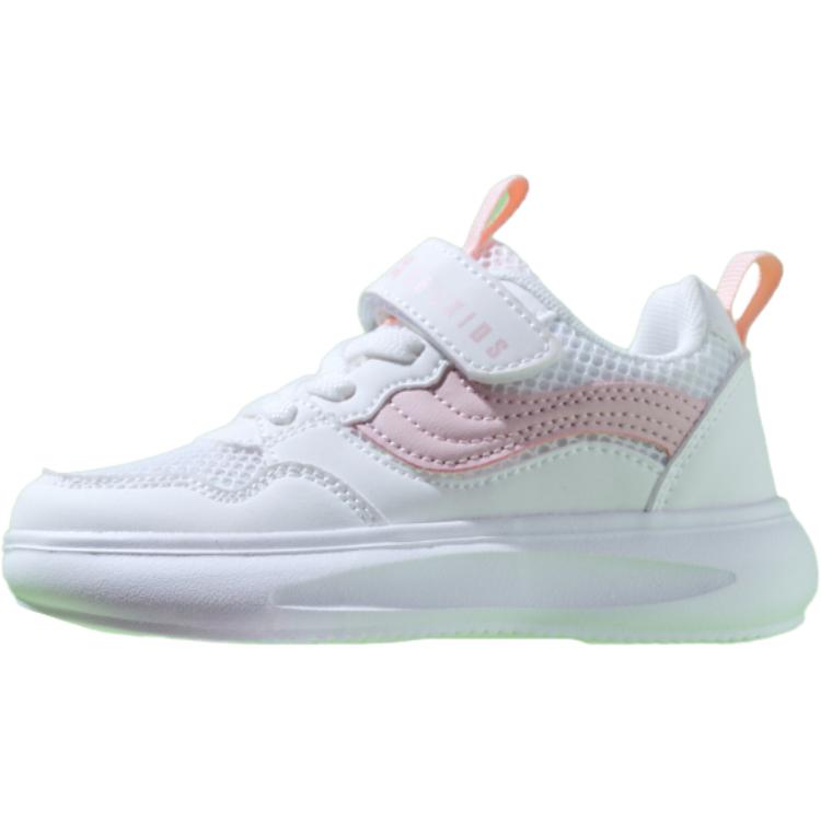 

Нескользящие износостойкие низкие повседневные кроссовки для детей ABC KIDS, белый/розовый