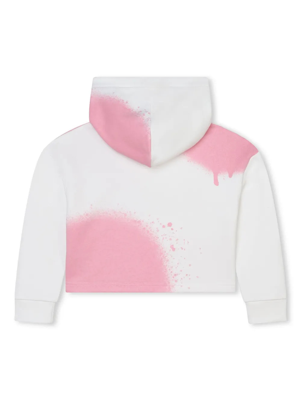 Худи с эффектом разбрызганной краски Marc Jacobs Kids, белый — фото 2