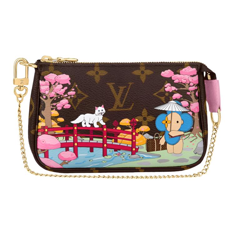 

LOUIS VUITTON Мини кошелёк Монограмм Вивьен сиреневый розовый