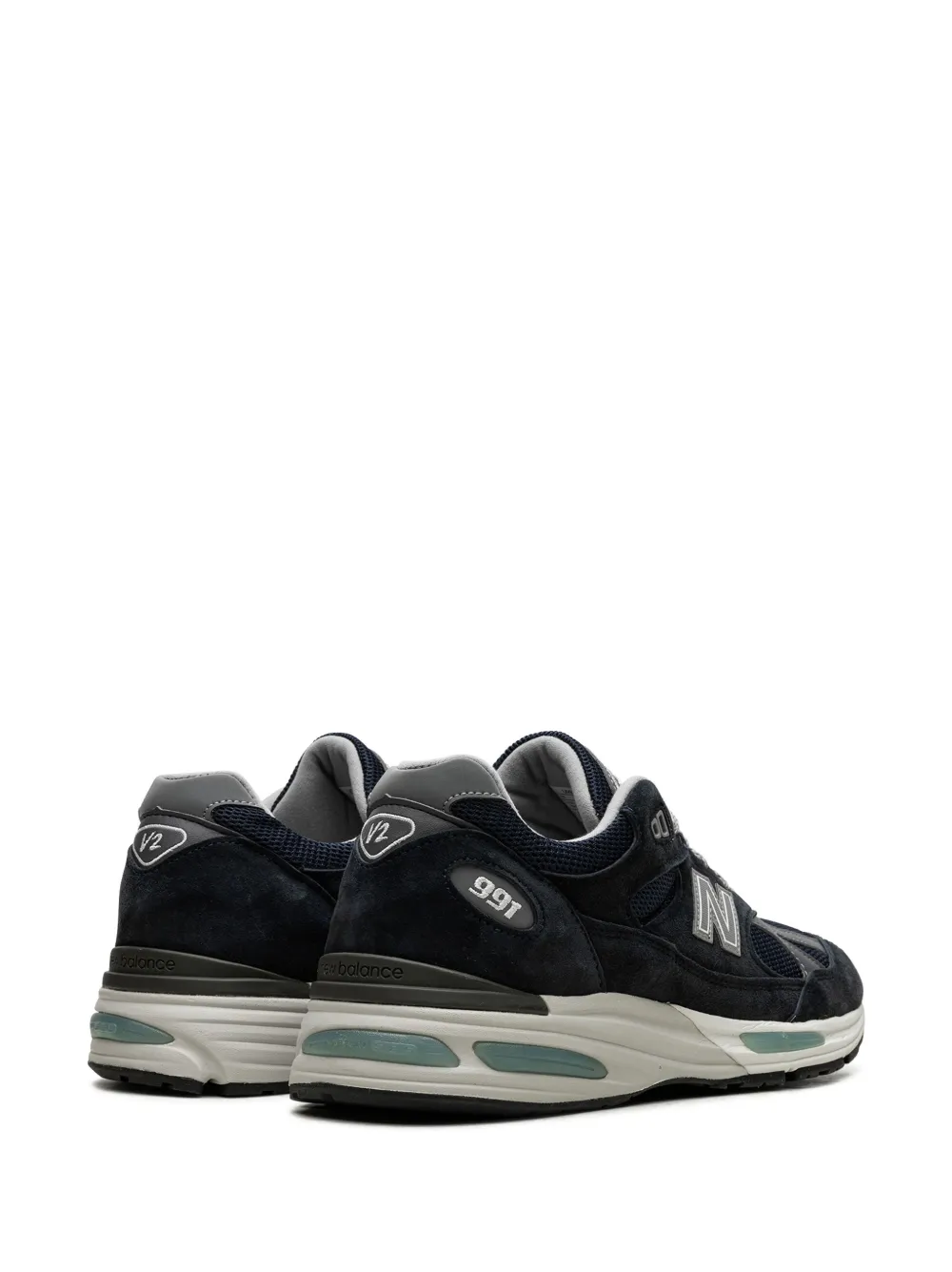 Кроссовки 991v2 Dark Navy NEW BALANCE, синий — фото 3