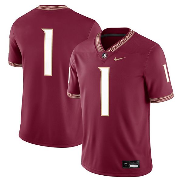 

Мужская футболка #1 garnet florida state seminoles Nike