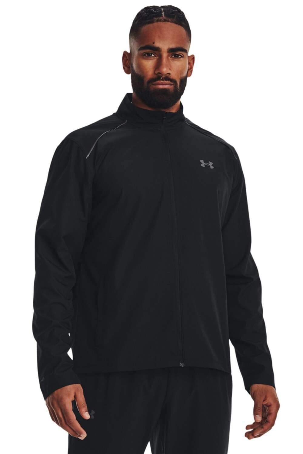 

Черная куртка Storm Run Under Armour, черный