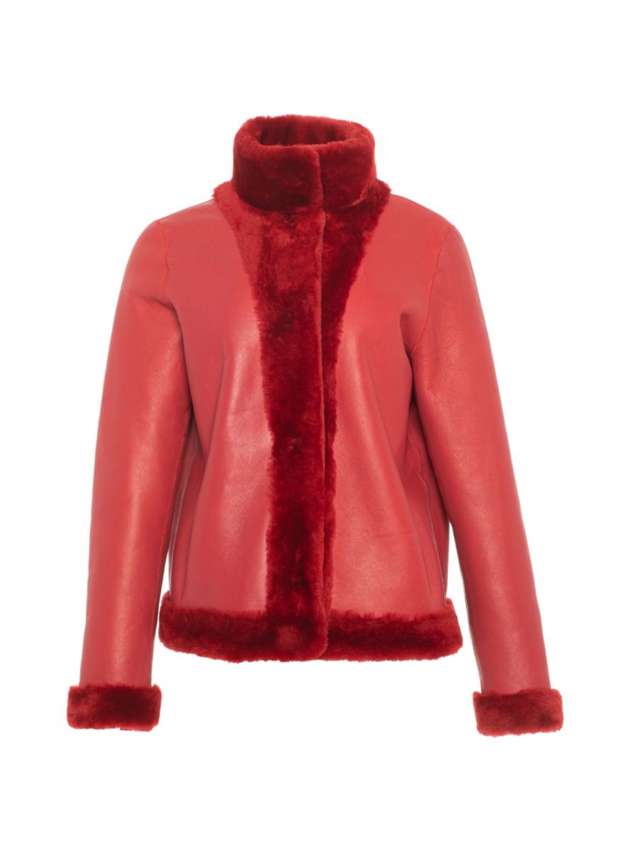 

Двусторонняя куртка из овчины с цветными блоками Made For Generations WOLFIE FURS, цвет Scarlet, Красный, Двусторонняя куртка из овчины с цветными блоками Made For Generations WOLFIE FURS, цвет Scarlet