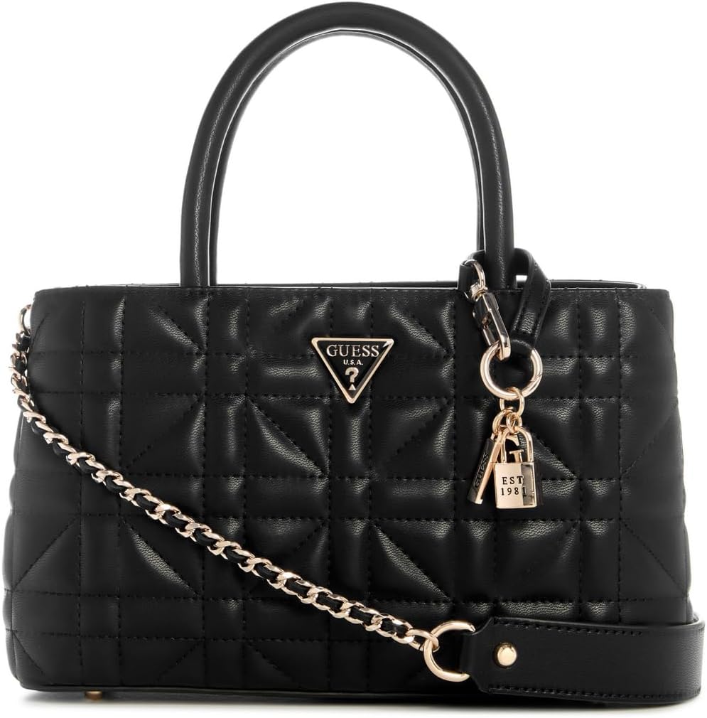 

GUESS женская сумка Edita Elite Satchel, Black