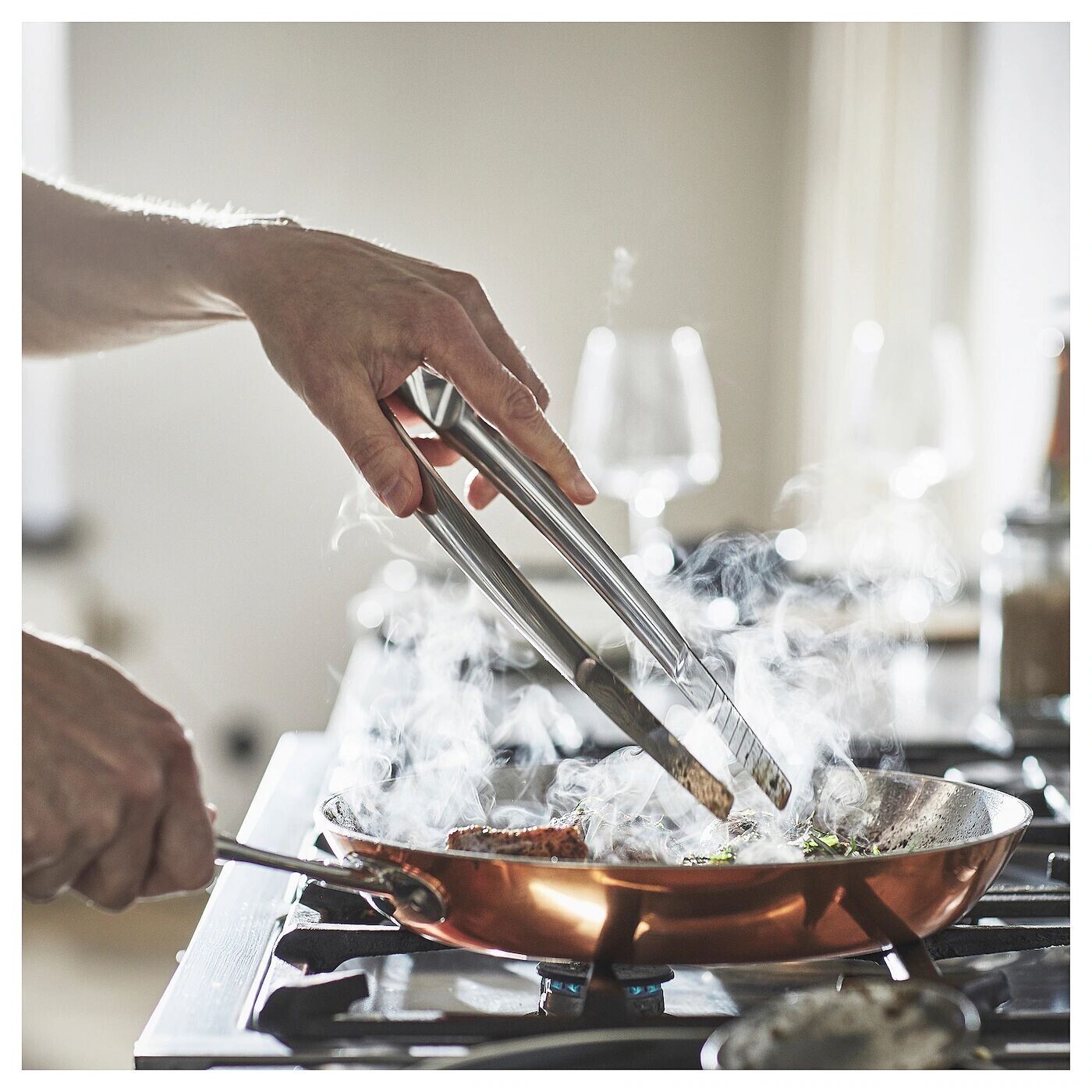 Щипцы для мяса, нержавеющая сталь, 32 см, FINMAT IKEA — фото 2