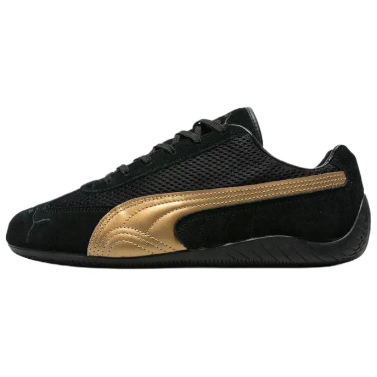 

PUMA Скоростные кошки устойчивые к истиранию низкие повседневные туфли унисекс черный - черный, цвет Black