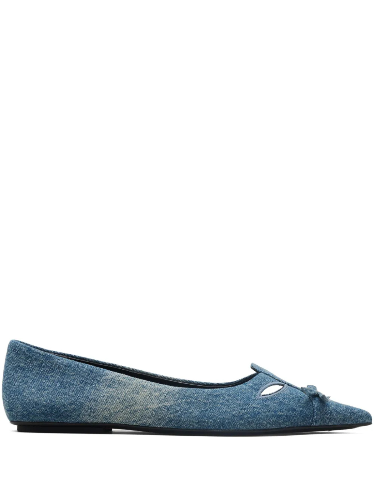 Marc Jacobs балетки The Denim Kat, синий