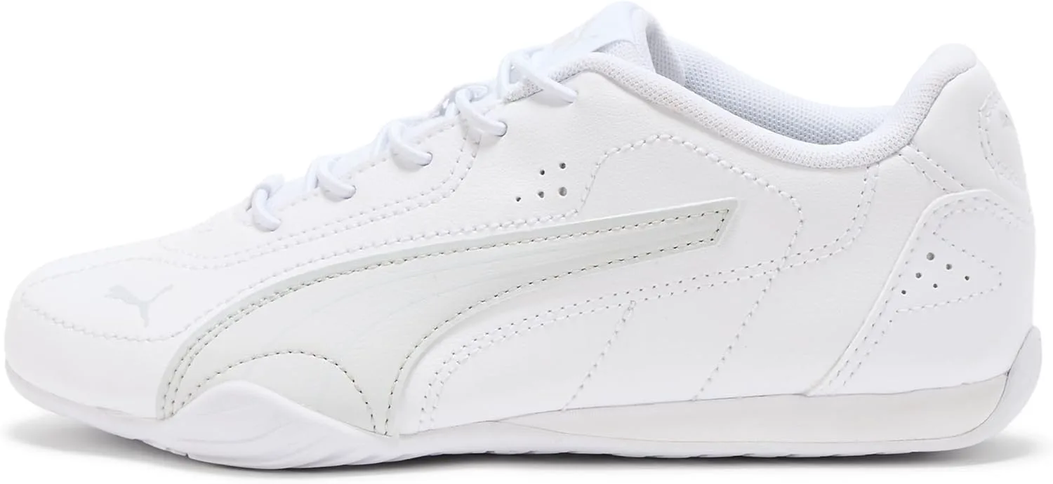 Кроссовки PUMA унисекс для детей с альтернативной застежкой, белый/серый — фото 2
