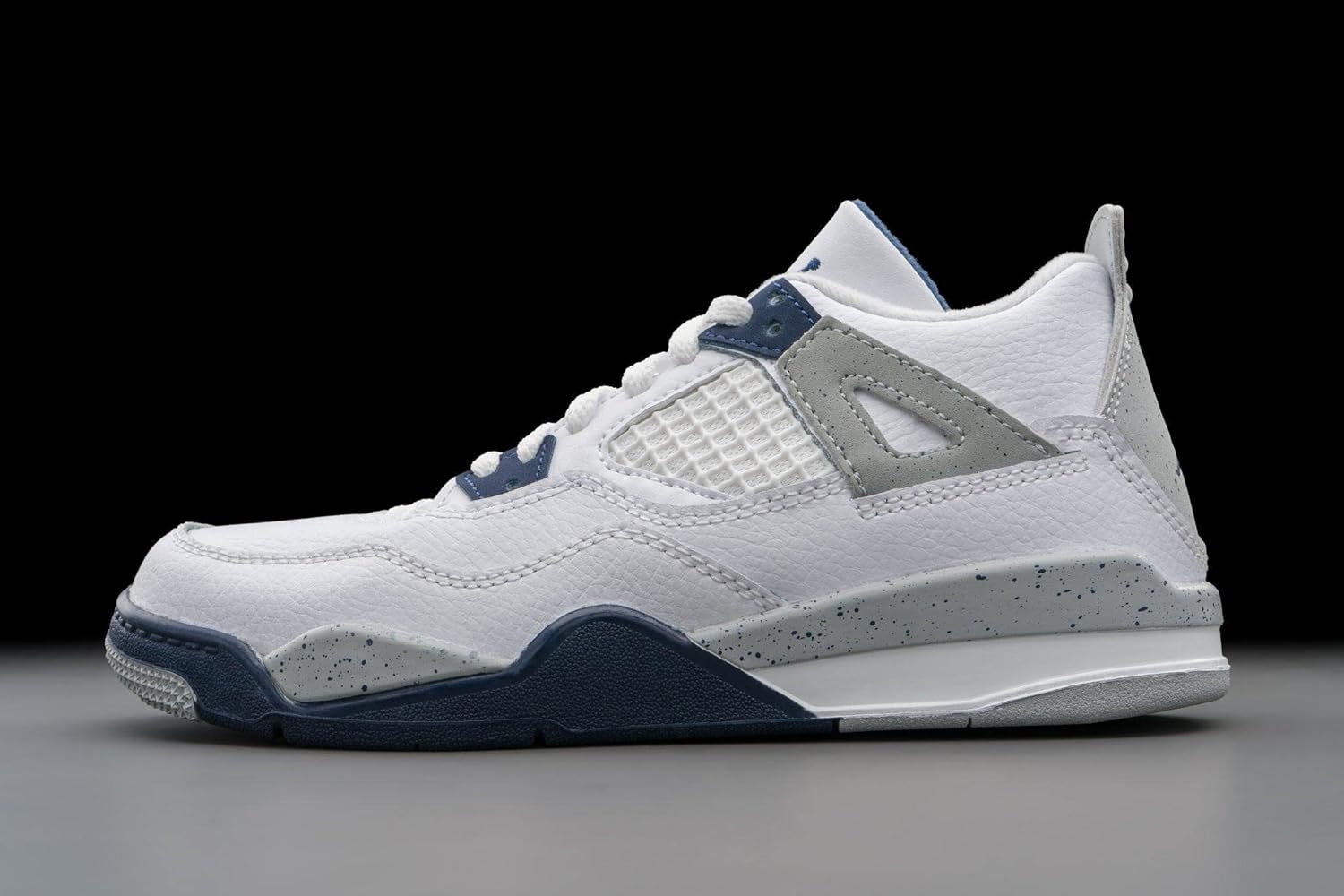 Мужские кроссовки Nike Jordan 4 Retro, размер, белый/синий — фото 4