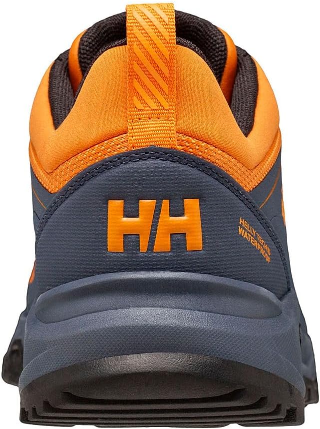 Мужские водонепроницаемые треккинговые ботинки Helly-Hansen Cascade Low HT - прочная обувь для активного отдыха, легкие и удобные ботинки для походов, оранжевый — фото 3