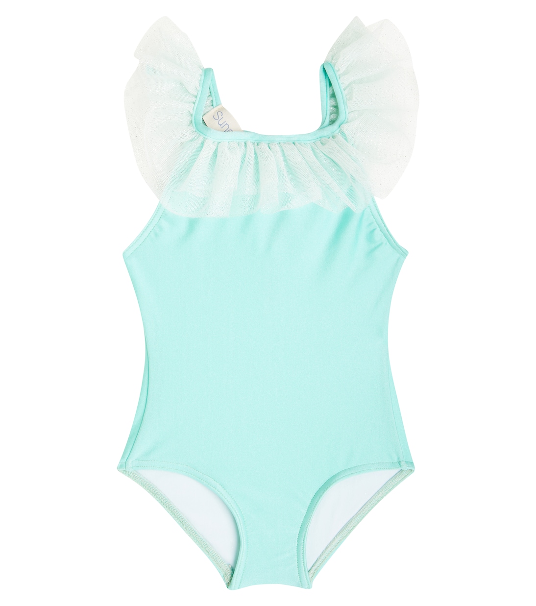 

Купальник Baby Barcelona с отделкой из тюля Suncracy, Aquamarine