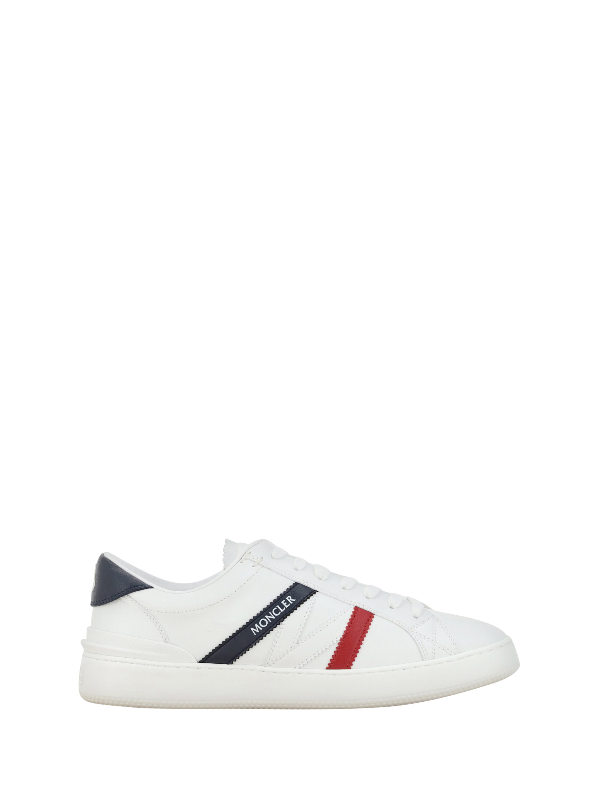 Элегантные белые мужские кроссовки Monaco M Moncler