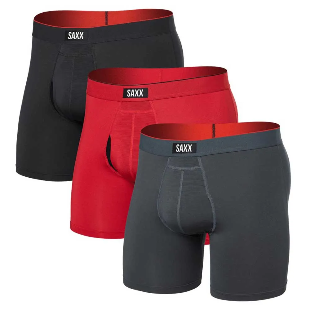 

Трусы-боксеры SAXX Underwear Multi-Sport Mesh Brief Fly 3 units, разноцветный