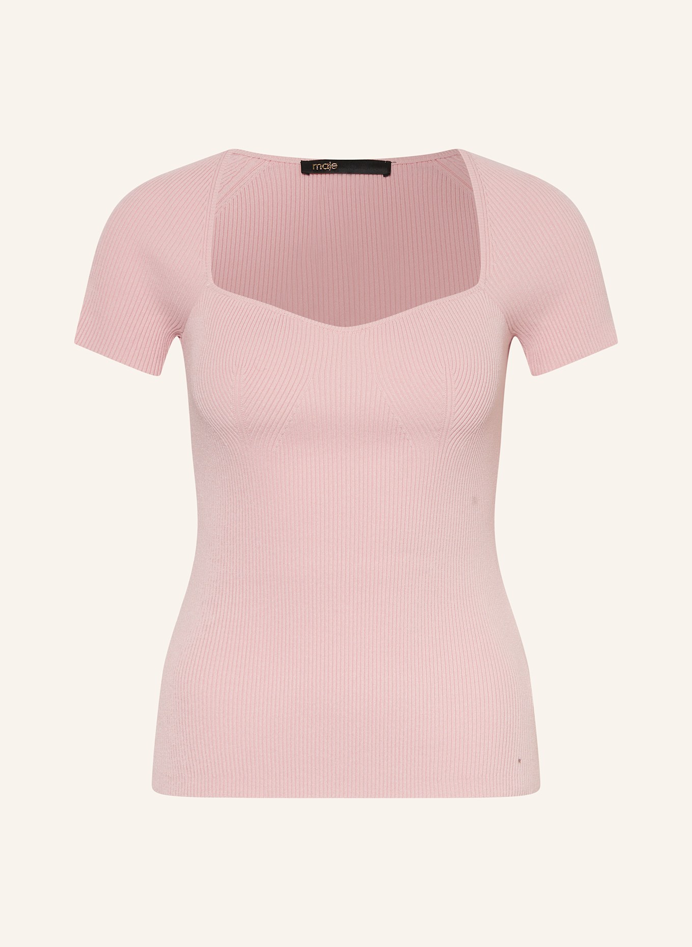 

Трикотажная рубашка Maje, розовый