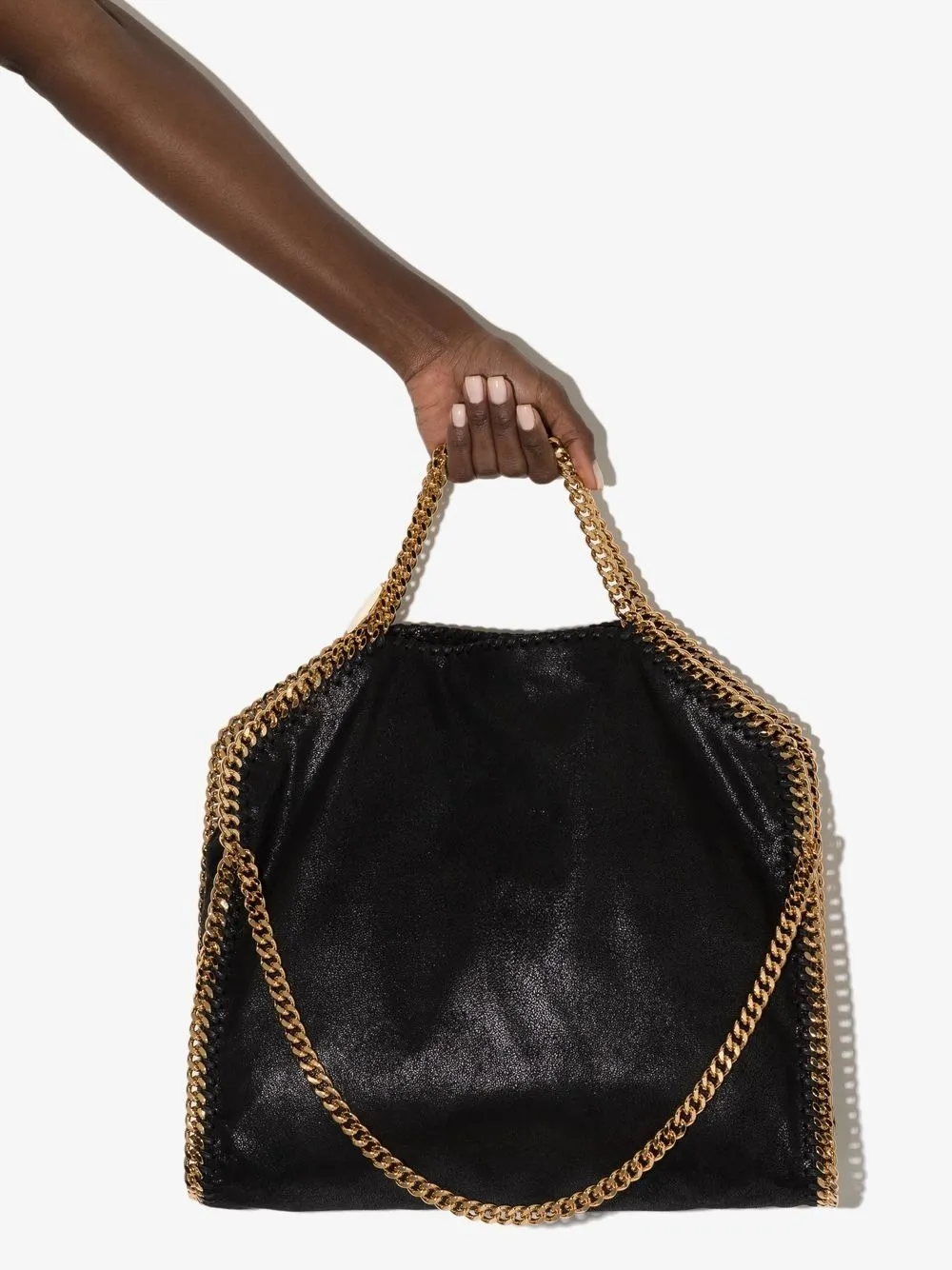 Средняя складная сумка-тоут 'Falabella' STELLA MCCARTNEY, черный — фото 4
