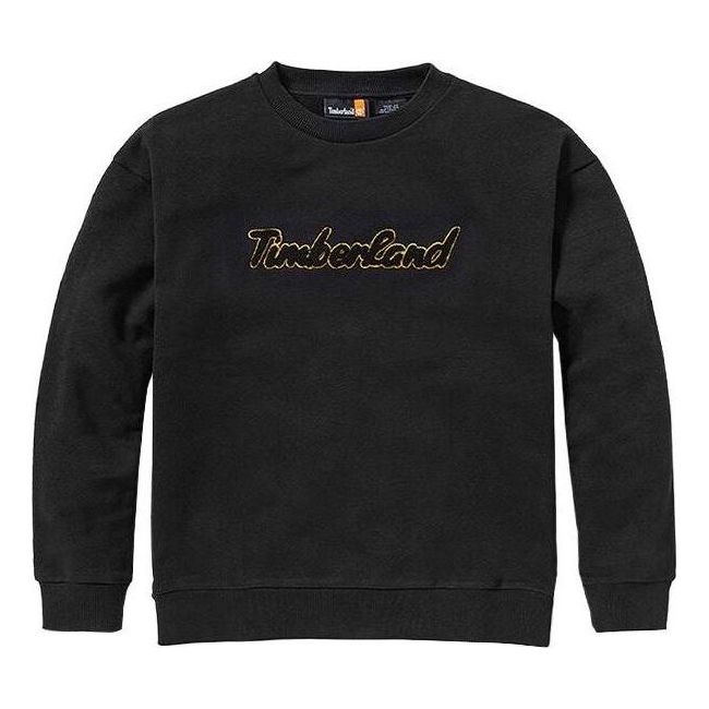 

Свитер (WMNS) Timberland Logo Texture Crew Sweater 'Black', черный