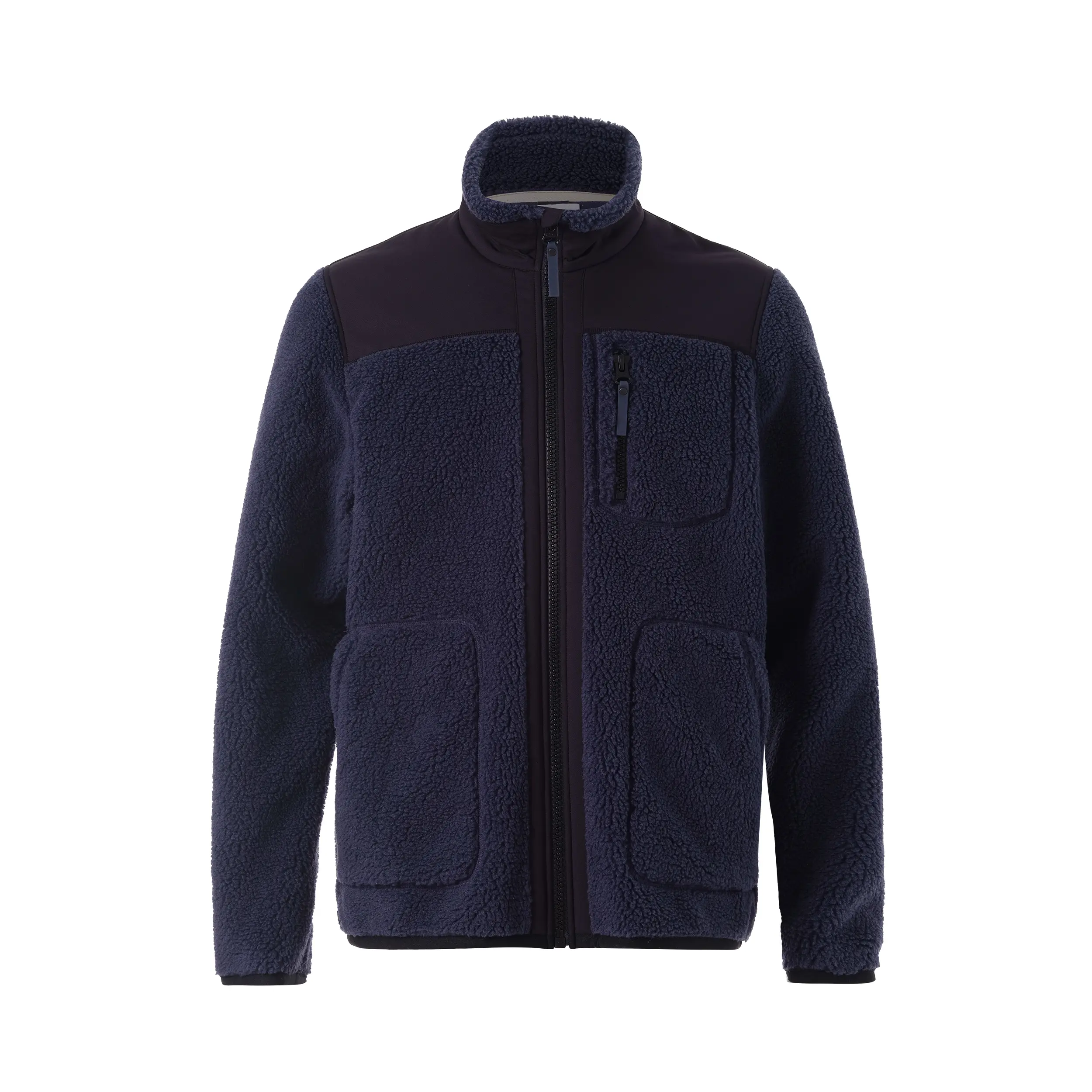 

Мужская флисовая утеплённая куртка Quechua SH500 — синяя