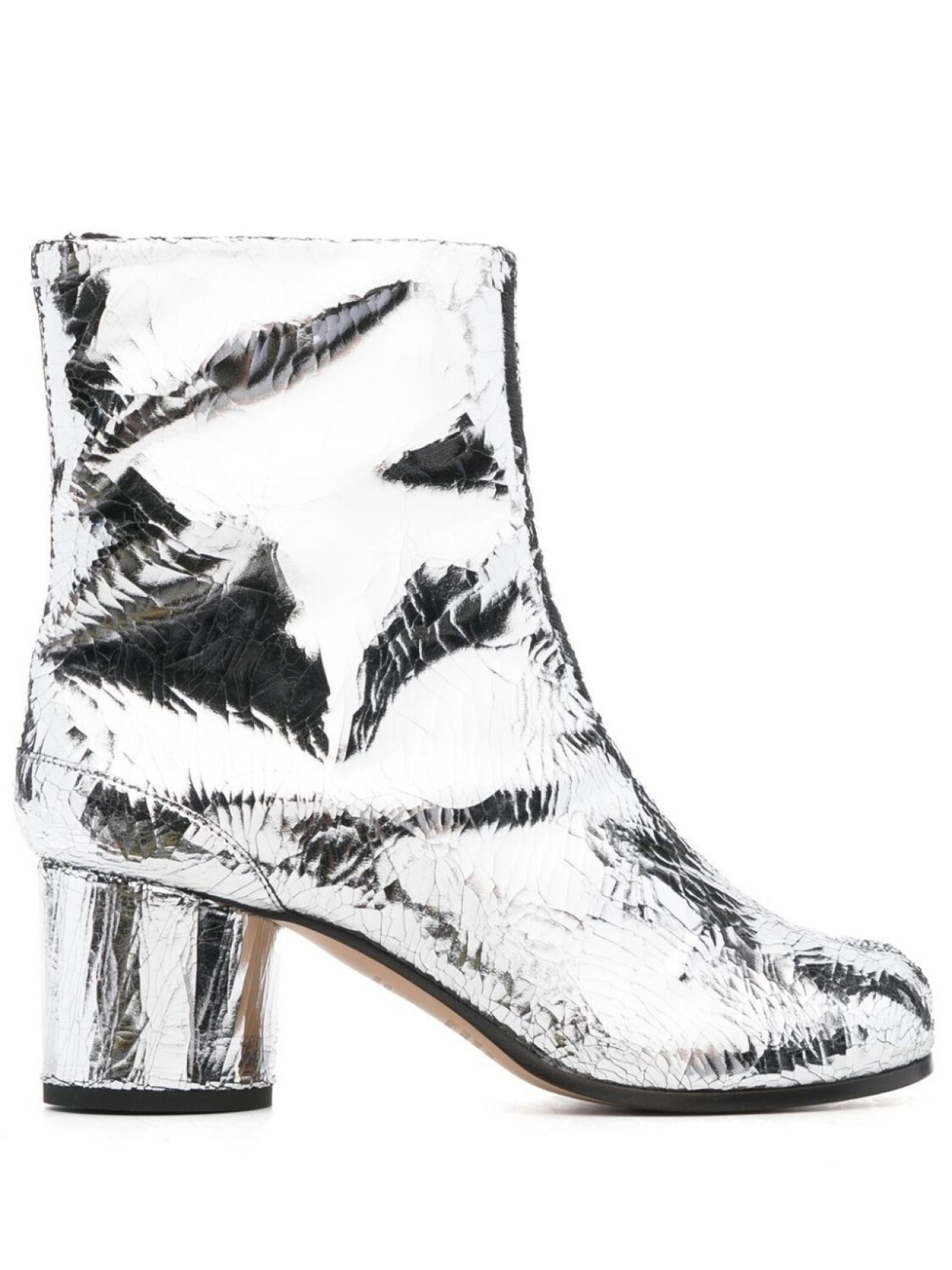 Maison Margiela ботинки Tabi 60, серебристый