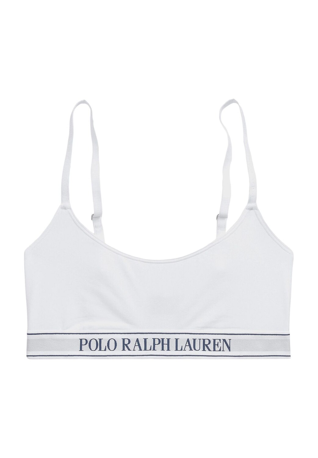 

Женское бюстье с тонкими бретелями и логотипом Polo Essentials POLO RALPH LAUREN, цвет White Cloud