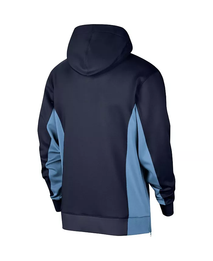 Мужская худи с молнией Memphis Grizzlies 2023/24 Authentic Showtime в синем цвете Nike — фото 2