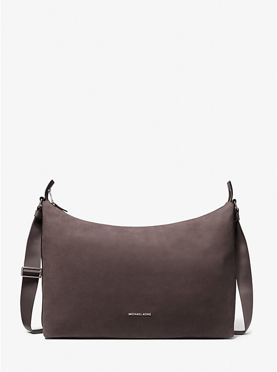 

Сумка-хобо Hudson Nubuck Michael Kors, коричневый