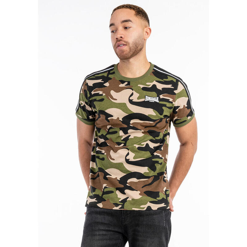 

Спортивная футболка Lonsdale, цвет camouflagefarben/grün