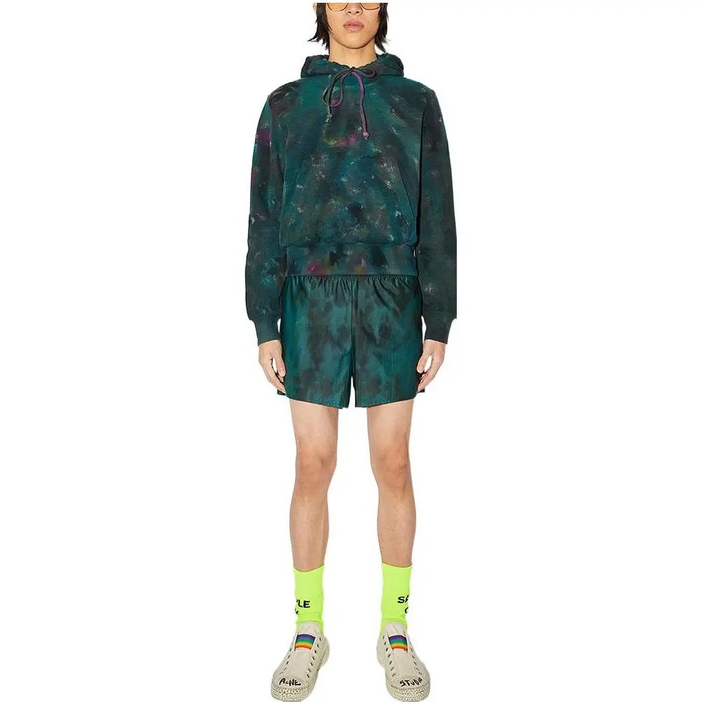 Повседневные шорты унисекс нефритово-зеленые Acne Studios — фото 3