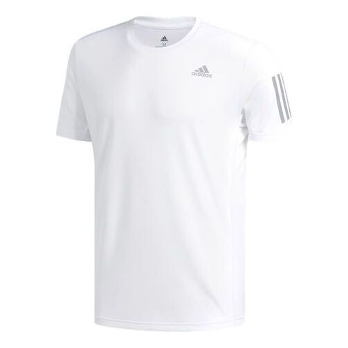 

Футболка own the run sports short sleeve tee 'white' Adidas, белый