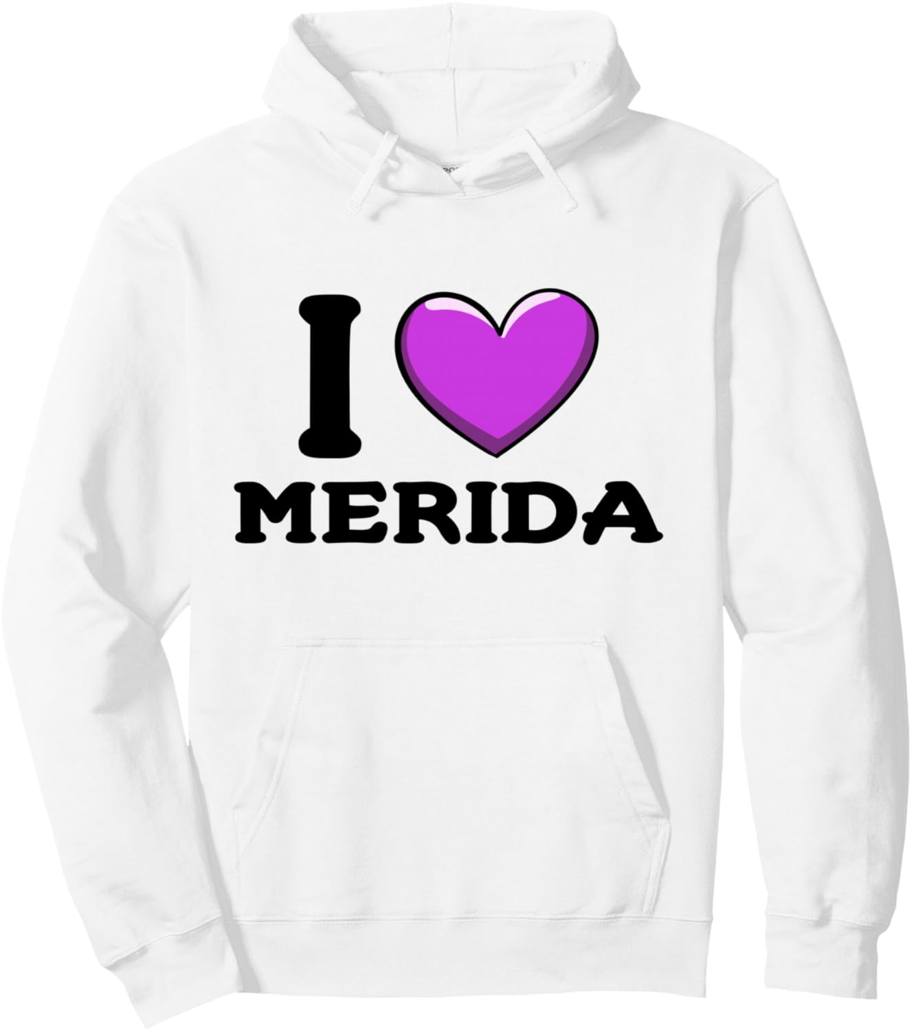 

Худи «Я люблю Мериду, Мексика» Mexico Love Apparel, белый