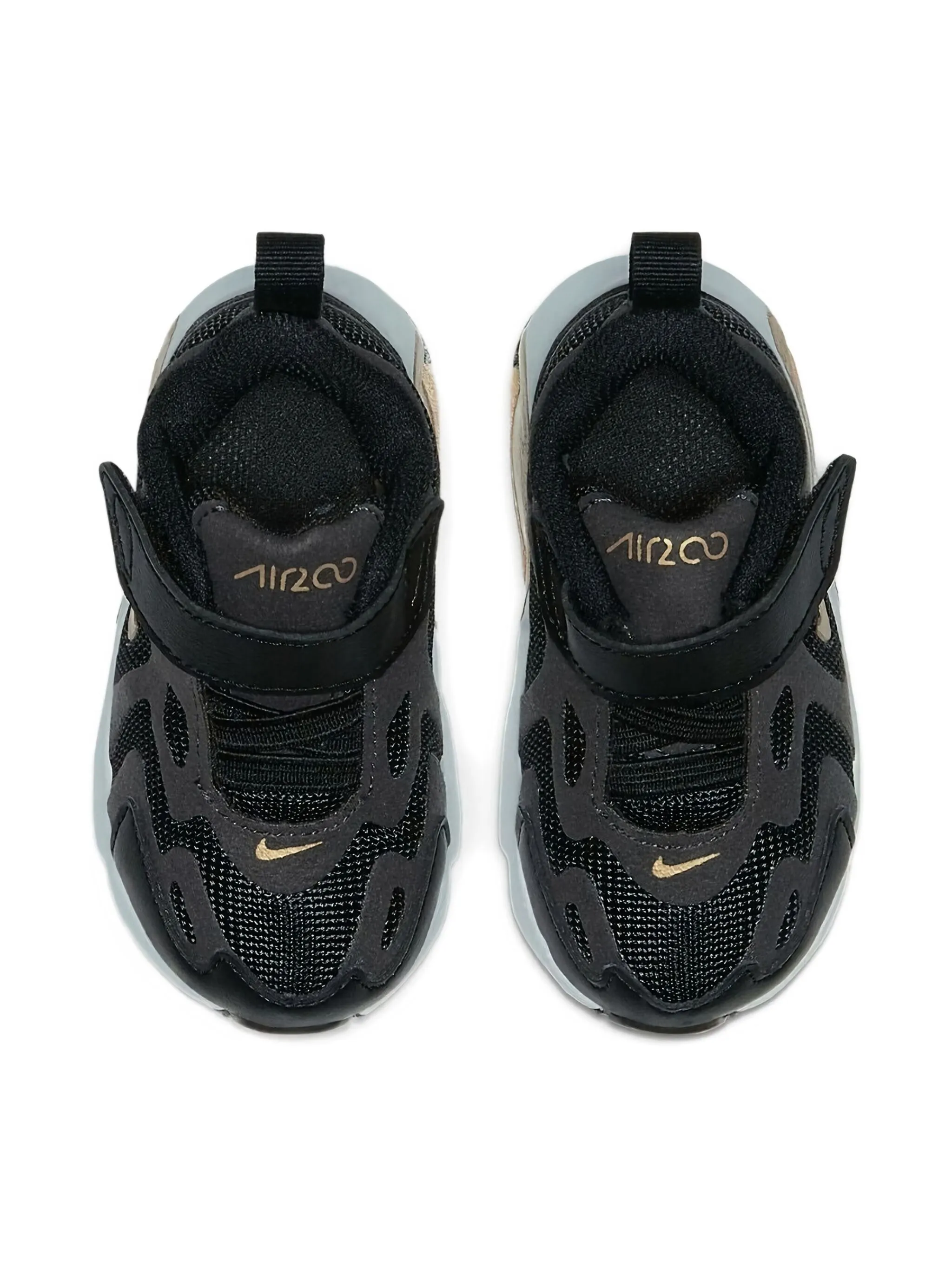 Кроссовки Air Max 200 Black/Metallic Gold/White/Pure Platinum Nike Kids, черный — фото 3