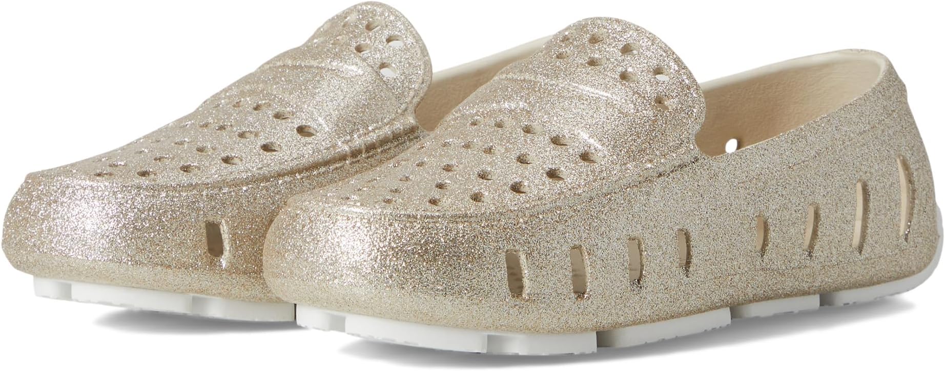 

Лоферы Floafers Kids Prodigy Driver Sparkle, цвет Gold Sparkle