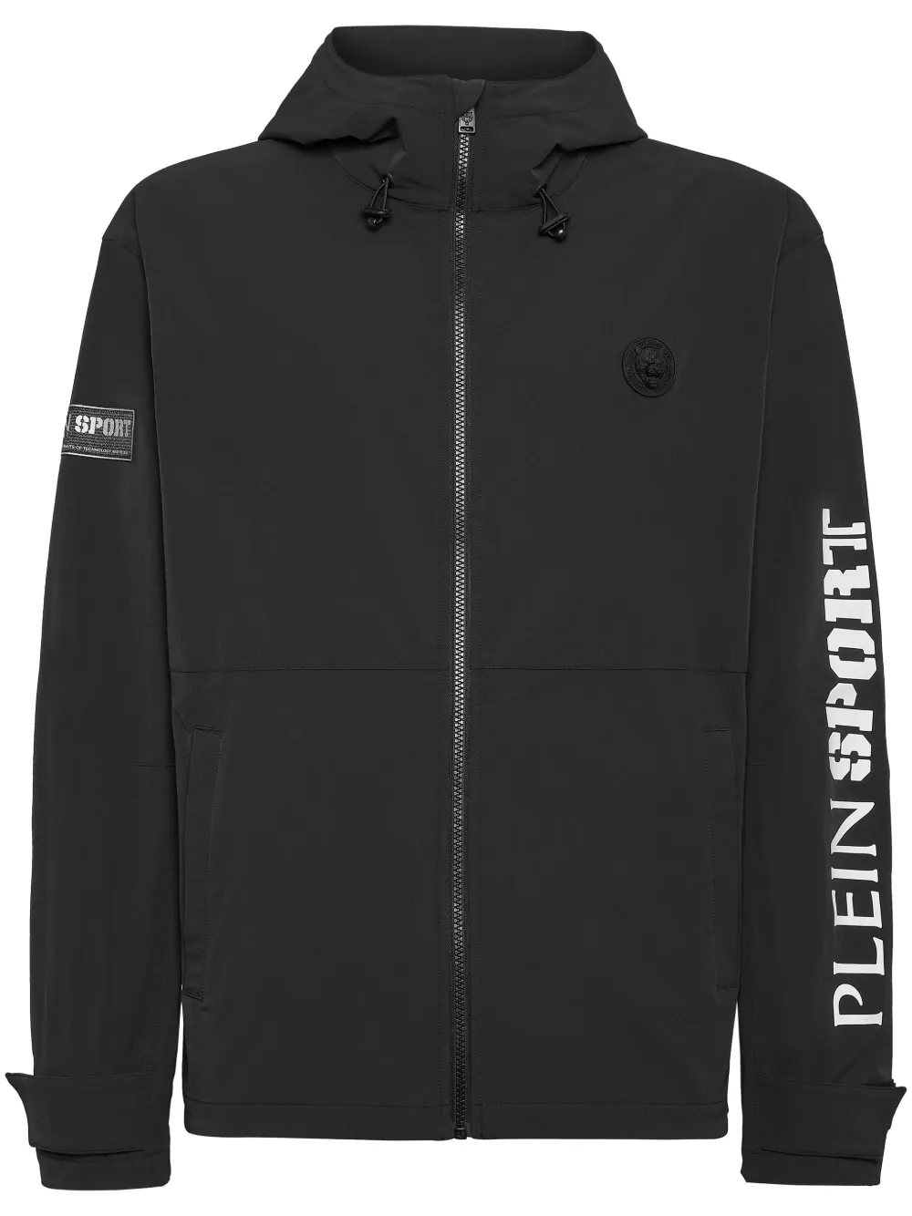 

Куртка с капюшоном и логотипом Plein Sport, черный