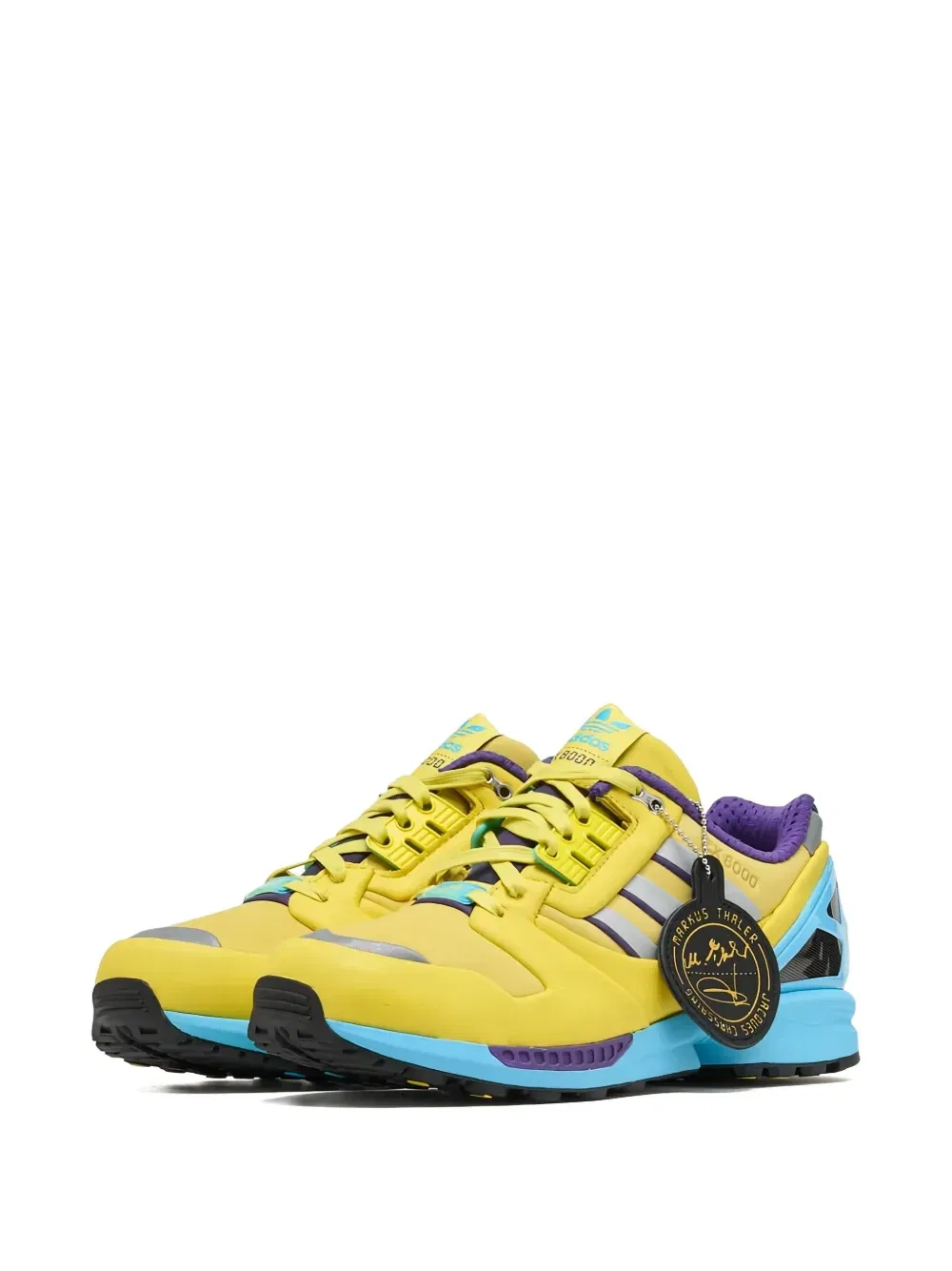 Кроссовки ZX 8000 adidas, желтый — фото 2