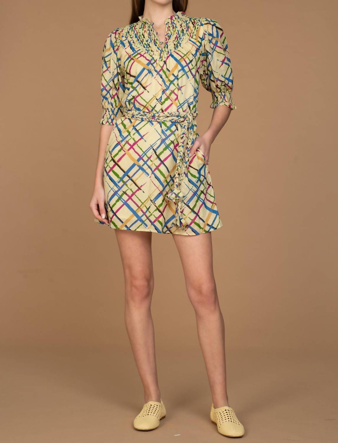 

Платье Bea в стиле «Безумная клетка» Olivia James the Label, цвет mad for plaid