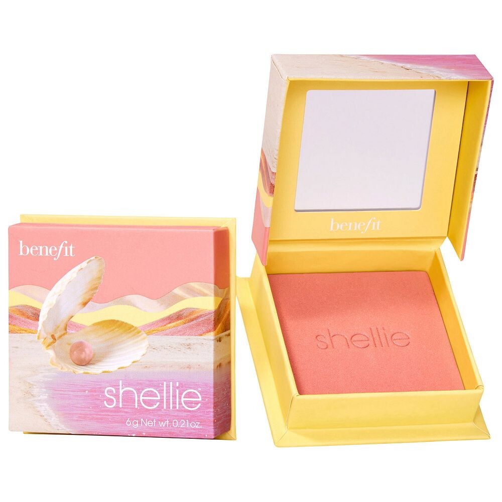 

Benefit Cosmetics Мягкие шелковистые пудровые румяна, цвет Shellie