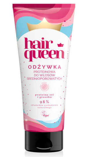 

Протеиновый кондиционер для волос средней пористости 200мл Hair Queen