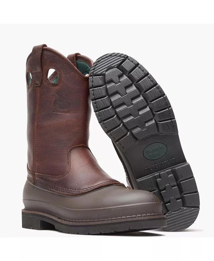 Мужские рабочие ботинки Muddog Wellington со стальным носком GEORGIA BOOT, коричневый — фото 2
