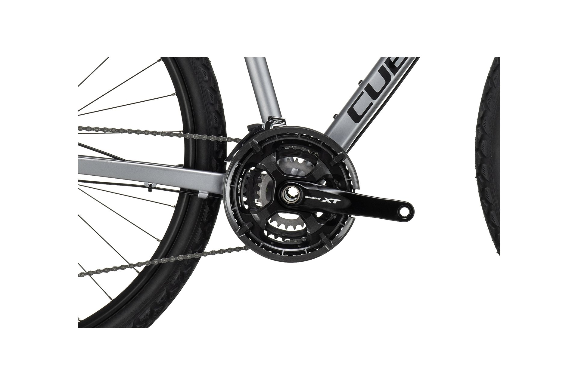 Кроссовый велосипед Cube Nature EXC - 28 дюймов - Damen Sport - 2024, цвет Silber|polarsilver´n´black — фото 3