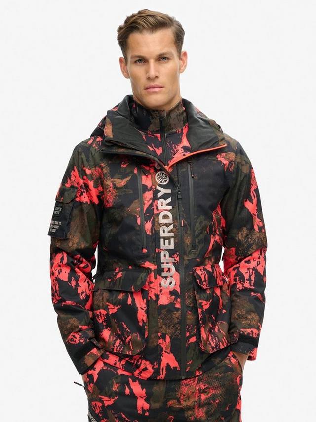 

куртка для горнолыжного спорта ultimate rescue Superdry, Volcanic Orange/Multi