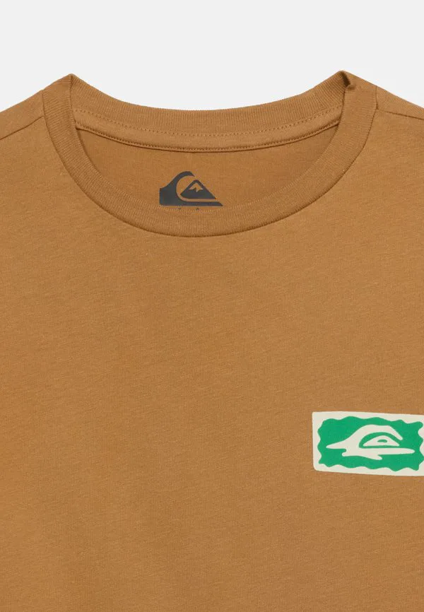 Футболка унисекс с принтом «всплеск безмятежности» Quiksilver, Brown — фото 3
