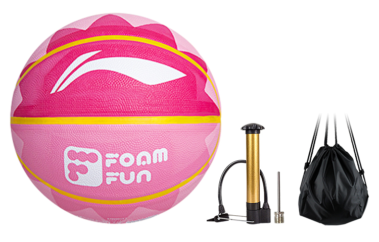 

LINING Резиновый баскетбольный мяч pink размер 7 тренировочный unisex china