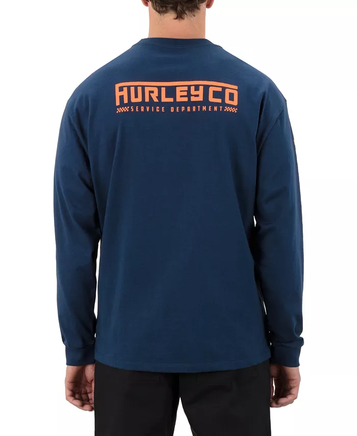 

Мужская футболка с длинным рукавом Dept Hurley, синий