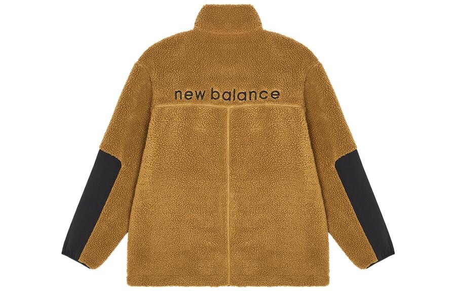 Мужская бархатная куртка New Balance, цвет Brown — фото 2