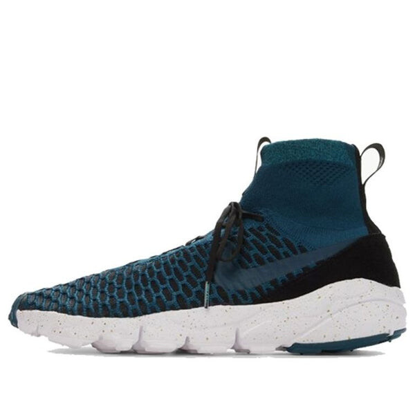 

Кроссовки air footscape magista flyknit Nike, зеленый