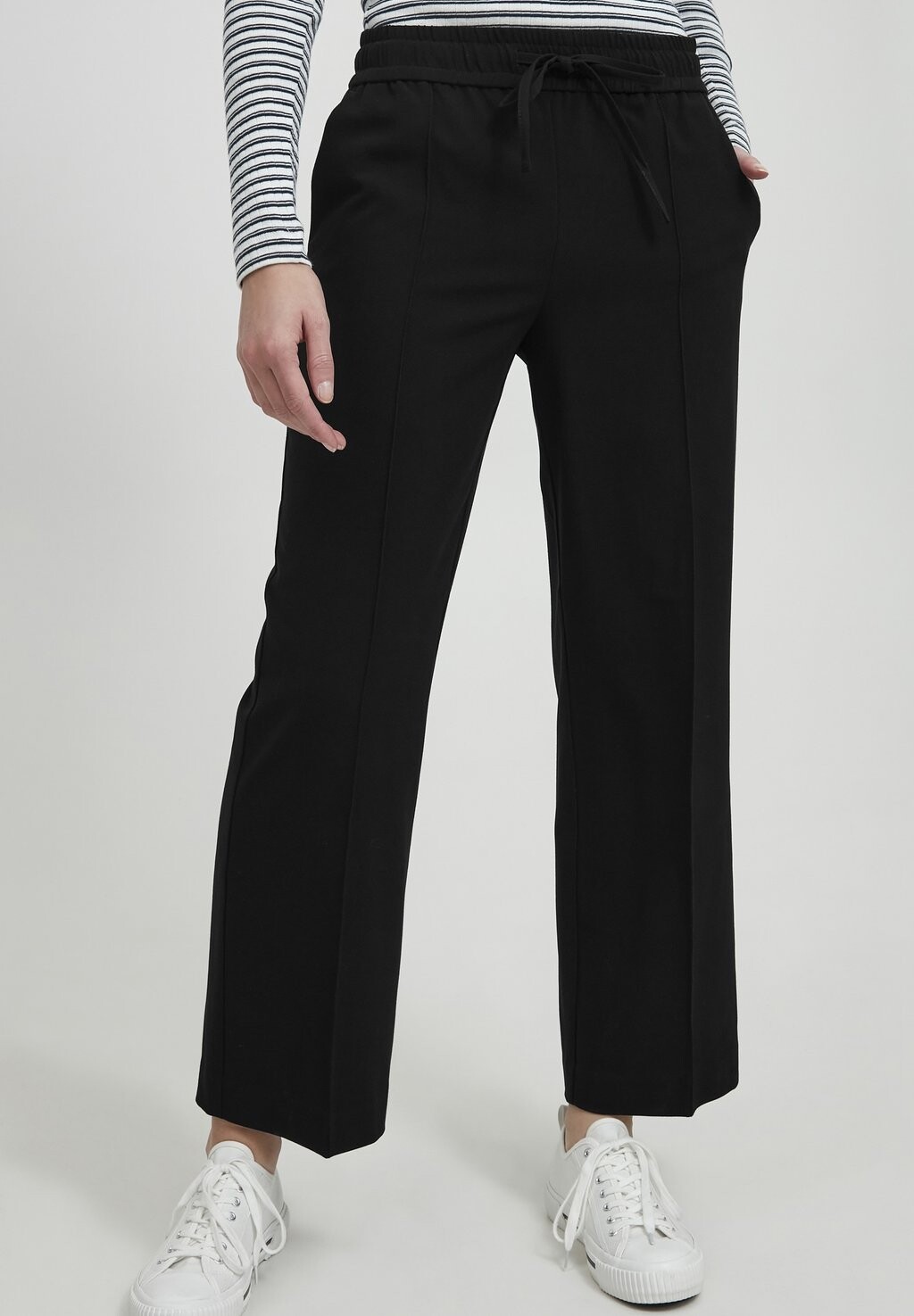 

Брюки BYDANTA PIN TUCK PANTS b.young, черный деним