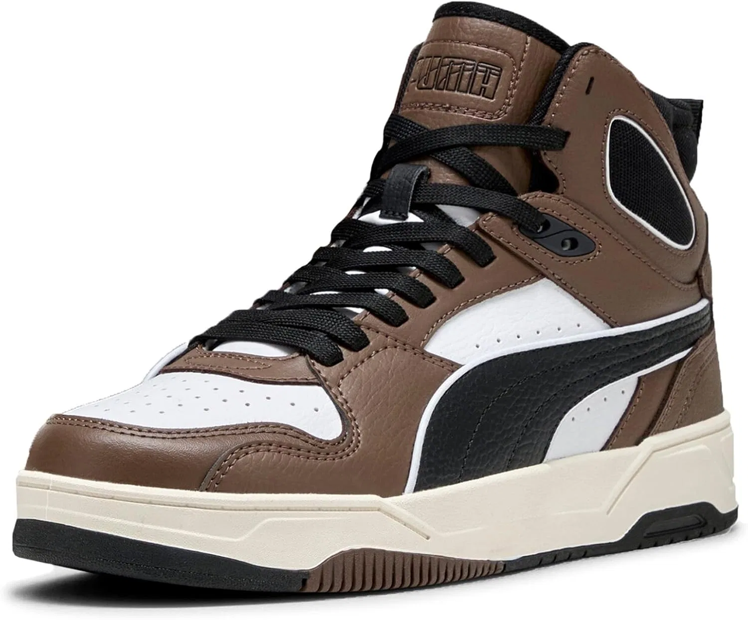Мужские кроссовки Puma RBD Break Mid, White Black Flat Bronze Ah25