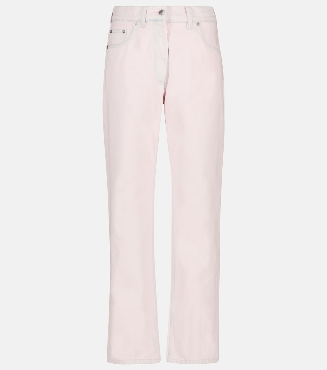 

Высокие прямые джинсы Prada, розовый